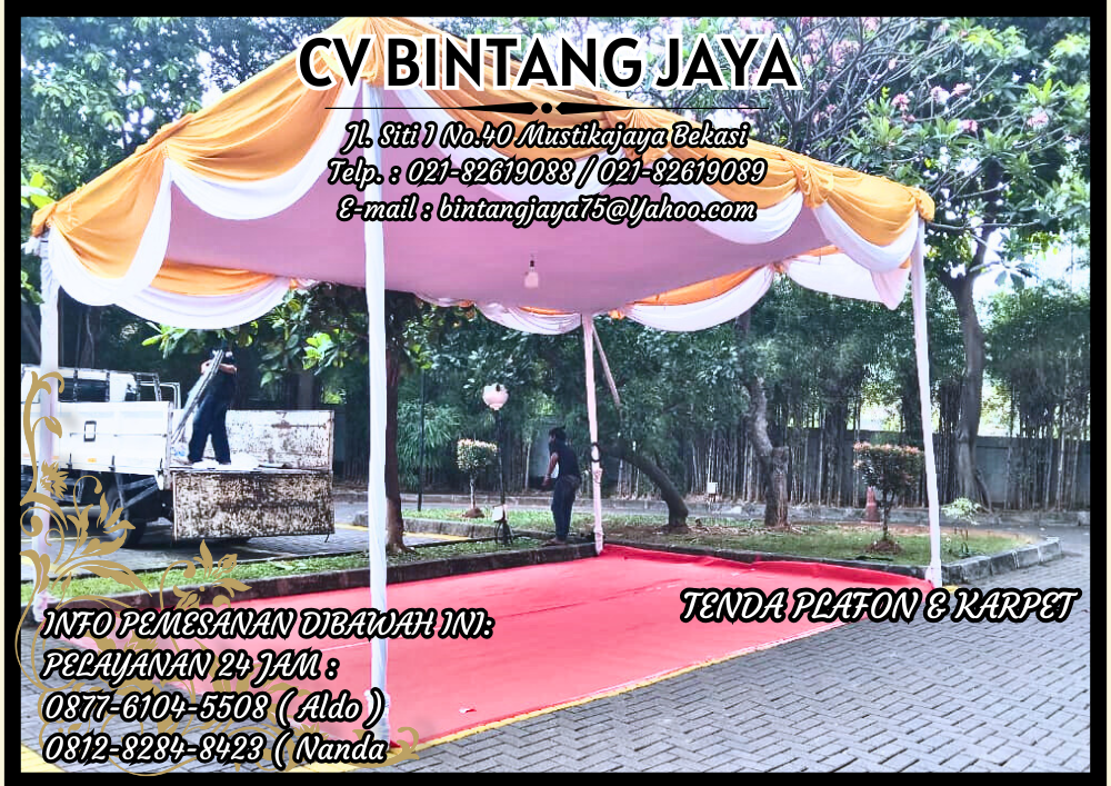 Layanan Sewa Tenda Wedding Event Pengajian Dan Syukuran Jakarta