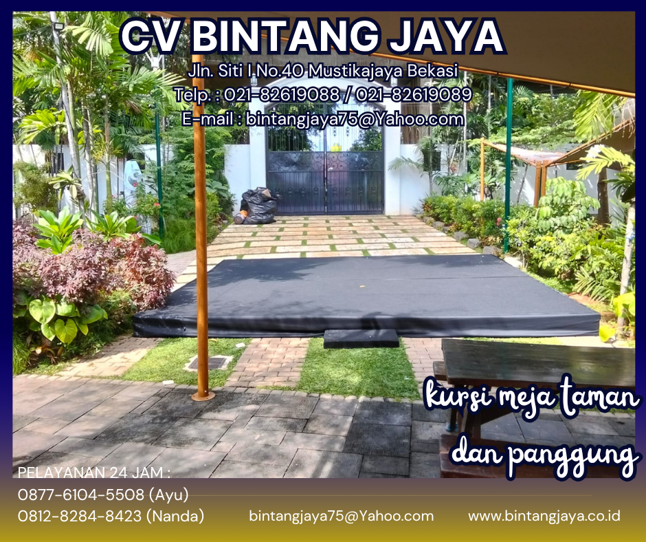 RENTAL PANGGUNG SET KURSI MEJA TAMAN CIKINI JAKARTA