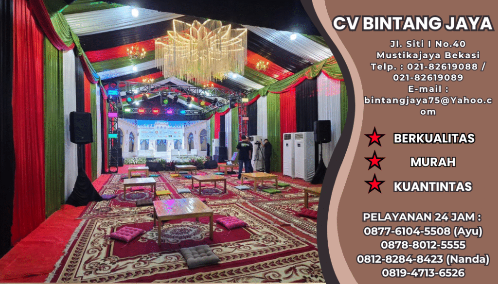 SEWA MEJA LESEHAN KOTAK COVER UNIK KARAWANG